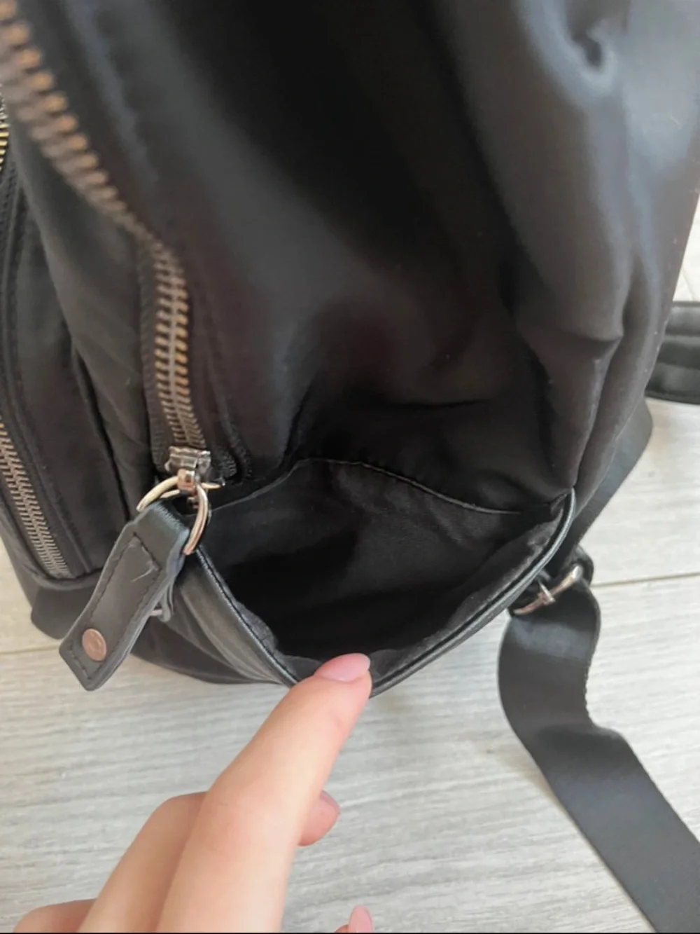 VLTN Black Men's Backpack